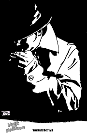 The Detective Noir By Nightlight By Martindunn Noir Detective Artist Inspiration Vector Art Illustration