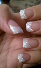 Coat the nail in glittery polish, then outline with a solid color. Glitter Nail Art Ideas We Know How To Do It
