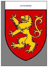 Découper le blason dessiner au crayon le dessin reproduisant le blason choisi peindre ou colorier le blason et laisser sécher.vous pouvez aussi remplacer la peinture par du papier de couleur collé. Guirlandes De Blasons A Colorier Le P Tit Matisse