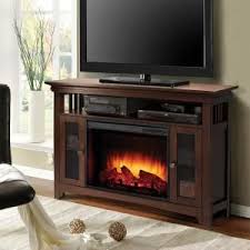 Brown media fireplace tv stand combo space saver. Muskoka Wyatt 48 In Freestanding Electric Fireplace Tv Stand In Burnished Oak 238 894 213 Kit The Home Depot Fireplace Tv Stand Fireplace Entertainment Fireplace Entertainment Center