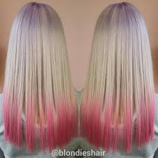 Pink highlights in brown hair. Pearly Blonde With Pink Ends Blondies Of Melbourne Facebook