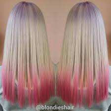 Pink highlights in brown hair. Pearly Blonde With Pink Ends Blondies Of Melbourne Facebook