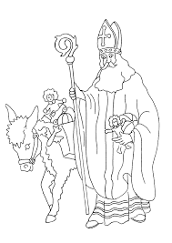 Page 5 Sur 29 Sur Hugolescargot Com Dessin Saint Nicolas Coloriage Dessin St Nicolas