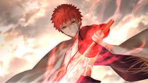 See more ideas about anime, fire brigade, anime wallpaper. Desktop Wallpaper Sword Of Fire Anime Boy Warrior Fate Grand Order Hd Image Picture Background Ae2870