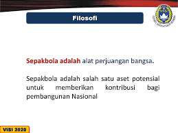 Sepak bola bukan tempat rasisme… Visi Pssi 2020 Implementasi Dan Tantangannya Ppt Download