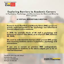 You will discuss your main topic and draw parallels and contrasts with these existing studies. Bipp Network Auf Twitter Our Virtual Roundtable Discussion On The Barriers To Academiccareers In Psychiatry Psychology And Neuroscience Is Happening This Evening Join Us At 6 00 Pm Via The Zoom Link Https T Co Zlgq9kdcad