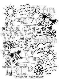 Coloring is a fantastic way to inspire both. Colouring Pages For Adults Free Travel Printable To Colour Tales Of A Ranting Ginger