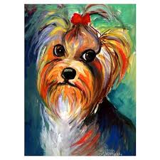 Cafepress Has The Best Selection Of Custom T Shirts Personalized Gifts Posters Art Mugs And Much More Yorkie Painting Dog Paintings Dog Portraits