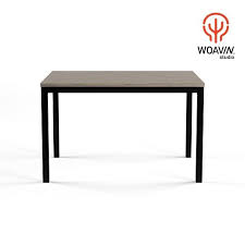 Maybe you would like to learn more about one of these? Woavin Industrial Commercial Durable Classic Metal Legs With Rectangle Wooden Top Dining Table At Rs 7000 Piece Metal Dining Table Id 20888206988