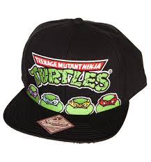 Teenage Mutant Ninja Turtles T Shirt Black Snapback Hats Geek Fashion Teenage Mutant