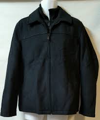 Dockers Coat Jacket Size Medium Black Full Zipper Wool Blend Pockets Dockers Basiccoat Men S Coats And Jackets Coats Jackets Mens Coats