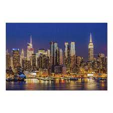 The included time poster will guide you through the evolution of new york city. New York City New York Night View Of Skyline Photography A 92967 20x30 Premium 1000 Piece Jigsaw Puzzle Made In Usa Walmart Com Walmart Com