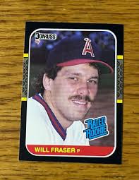 WILL FRASER 1987 Donruss #40 Rated Rookie RC