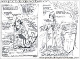 Free coloring page, i am a child of god, christian coloring. Armor Of God Coloring Pages Small Equipping Catholic Families