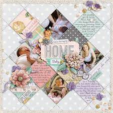 Inspiracao Da Semana Pagina Baby Baby Scrapbook Pages Scrapbook Paper Crafts Baby Scrapbook