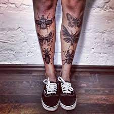 Barbe Rousse Aka Berlin Shin Tattoo Bug Tattoo Leg Tattoos