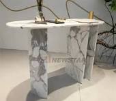Tables d'appoint en marbre de luxe, table console de couloir ...