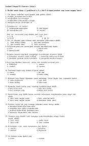 Maybe you would like to learn more about one of these? Contoh Soal Ipa Kelas 6 Semester 1 Berbagai Contoh