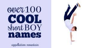 While celebrity baby names are often weird or unique, it is true that they are also very popular. 100 Cool Short Boy Names Appellation Mountain