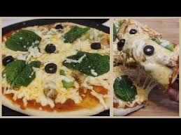 Tawa Pizza Without Yeast Quick And Easy Pizza Recipe Pizza Without Oven Youtube Pizza Recipes Easy Quick And Easy Pizza Recipe Easy Pizza