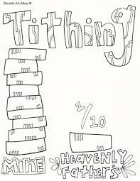Print twice to create a. Pictures And Coloring Pages O Tithing And Offeri G Coloring Home
