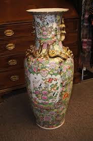Large Chinese Famille Rose Medallion Floor Vase Painted Porcelain Palace Urn Collectibles Cultures Ethnicities Crystal Vase Decor Floor Vase Rustic Vase