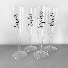 Maybe you would like to learn more about one of these? Personalised Clear Champagne Flutes Hen Party Glasses Sparkles Glitter