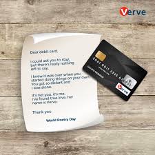 Tailored to suit the increasing international needs of customers. Verve Card A Twitter It S Poetry Day Can You Beat Our Skill Write A Poem To Your One True Love Verve And Tell Her How Much She Means To You Worldpoetryday