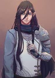 Oc Dnd Commission Half Elf Knight Characterdrawing Elf Characters Elf Art Anime Elf