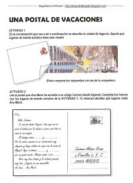 Nivel A2 Objetivos Comunicativos Aprender A Escribir Una Postal De Vacaciones Saber Com Aula De Espanol Tipos De Texto Recursos De Ensenanza De Espanol