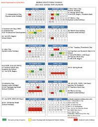 When Is The Last Day For Christmas Break 2022 School Year Calendars - Mobile County Public Schools