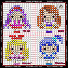 アイカツ アイロンビーズの図案 アイロンビーズ ビーズ 図案