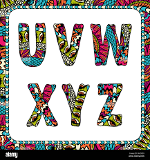 Mundstellung bei der aussprache und zeichen des phonetischen alphabets der buchstaben v, a und g. Mexiko Alphabet Einstellen Stock Vektorgrafik Alamy