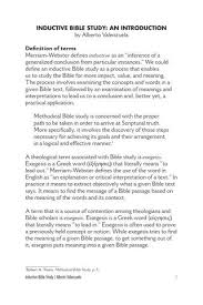 Inductive Bible Study By Alberto Valenzuela Issuu