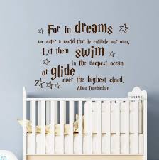 Maybe you would like to learn more about one of these? For In Dreams We Enter A World Decal Nursery Quote Decal Wall Decal Nursery Quote Vinyl Sticker Albus Dumbledore Quote Wall Decals Nursery Decor Dumbledore Quotes Baby Room Wall Decals Vs64 Handmade Products Baby Fcteutonia05 De