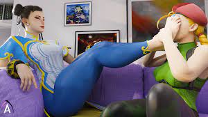 Chun Li Foot Worship (Street Fighter) [Artist: ASGM] : rrule34feet