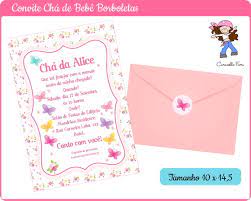 Did you scroll all this way to get facts about borboleta convite? Convite Cha De Bebe Borboletas No Elo7 Caramella Fiori 9893da