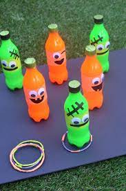 Fall Carnival Games Diy Ring Toss Game Idea A Crafty Spoonful Halloween Games For Kids Carnival Games For Kids Fall Carnival Games