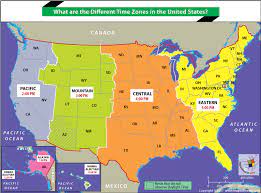 As you crossed the country, you went back in time—or so it seems. Different Time Zones In The United States Time Zone Map United States Map Time Zones