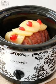 Do not add the cherries at this time. Crock Pot Ham How To Slow Cook Your Holiday Ham Butter With A Side Of Bread