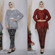 In kebaya fashion, brocade not only beautify the look, but also give a certain impression. Set Kebaya Brokat Tulle Ayesha 4 Kebaya Graduation Kebaya Modern Kebaya Muslim Shopee Philippines