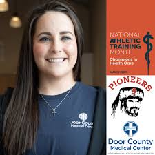 Happy National Athletic Training Month! Sevastopol High School is fortunate  to have Jordan Haack as its full-time athletic trainer. Thanks to an  incredible partnership with Door County Medical Center , this collaboration