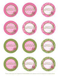 I made a little collection of easter cupcake toppers that are perfect for this time of (you can find sucker sticks at walmart in the cake decorating section or at any craft store.) Floral Happy Birthday Cake Topper Printable Novocom Top