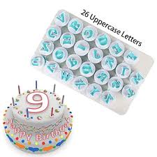 Letters x, y and z chocolate mould. Number Molds For Fondant Alphabet Cake Mold 26 Pcs Cookie Stamp Impress Cookie Cutters Letter Buy Online In Armenia At Armenia Desertcart Com Productid 165427713