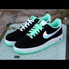 Ultra Rare Nike Id Hologram Green Glow Shoes Sneakers Nike Nike Free Shoes Nike Air Shoes