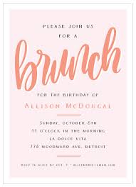 Lettered Brunch Adult Birthday Invitations By Basic Invite Beautiful invitations anyone can create. lettered brunch adult birthday invitations