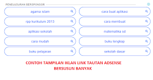 Mari kita buat iklan tautan untuk pertama kalinya ,disini kita belum membuatnya anggap saja begitu. Cara Mudah Buat Iklan Link Tautan Adsense Menjadi Bersusun Banyak Kherysuryawan Id