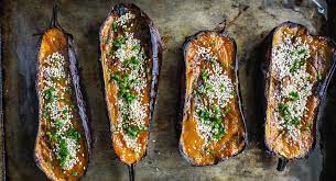 Japanese Miso Eggplant Nasu Dengaku Recipe Miso Eggplant Eggplant Relish Eggplant Recipes