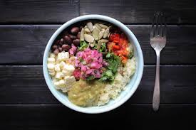 Lunchbox Friendly Mexican Cauliflower Rice Salad Oh My Veggies Recipe Cauliflower Rice Salad Vegetarian Thanksgiving Menu Vegetarian Thanksgiving