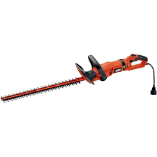 Black And Decker 22 Inch Hedge Trimmer Parts Black Decker 24 Inch 3 3 Amp Corded Electric Hedge Hog Trimmer With Rotating Handle The Home Depot Canada